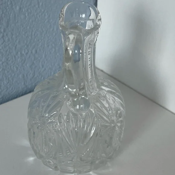 Cruet w/o stopper Zippered Feathered Medallion Snow Star - Picture 4 of 7